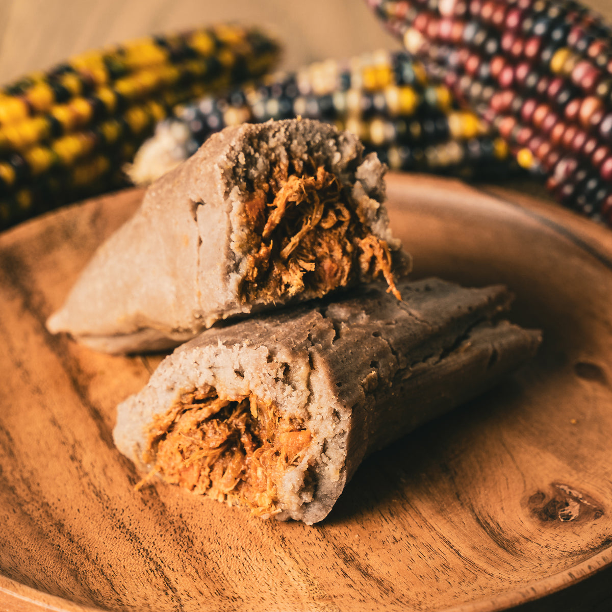 Jackfruit and Mushroom Mole Tamales (V, GF)