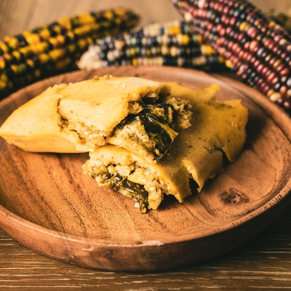 Chile Cheese (Rajas) Tamales (V, GF)