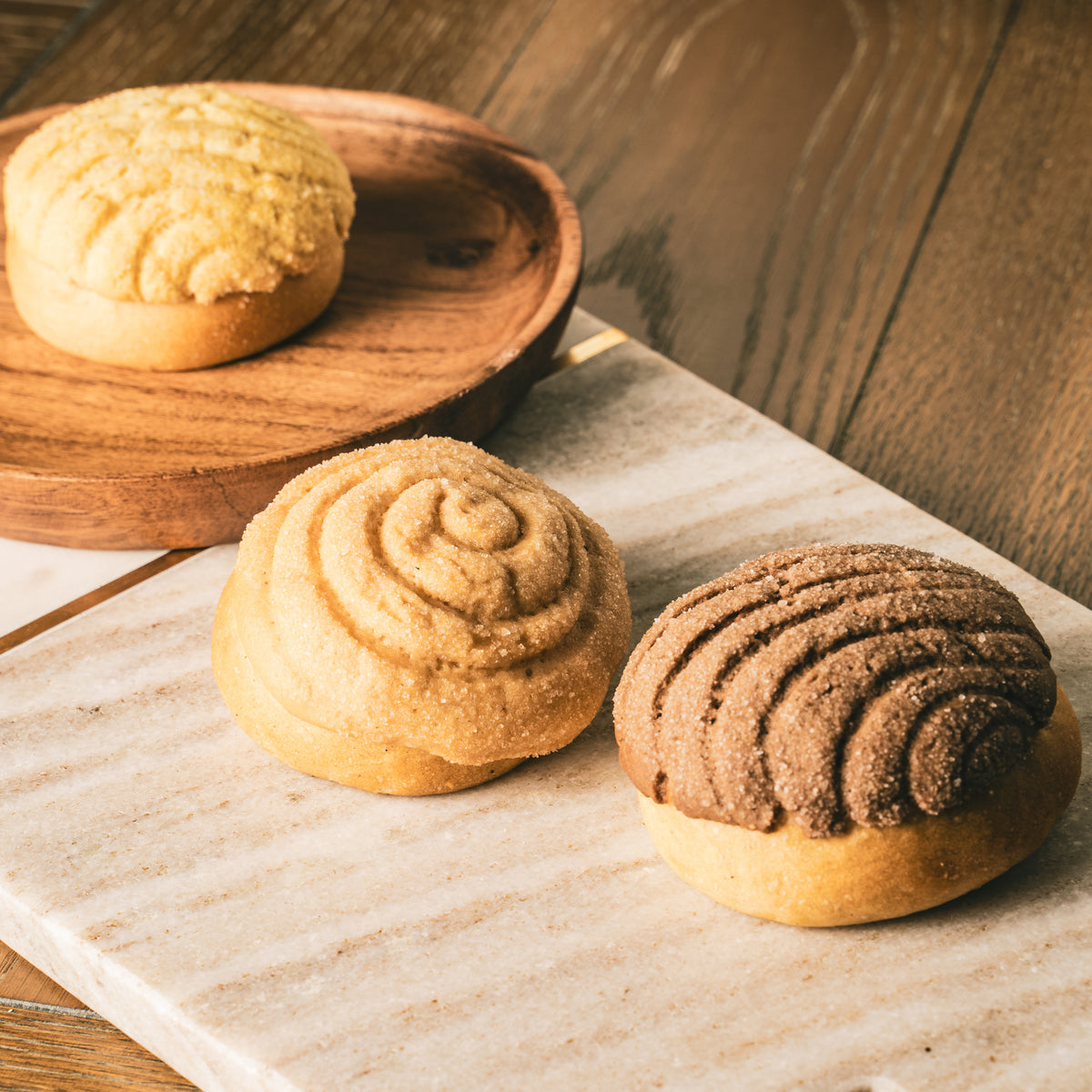 Conchitas (Mexican Sweet Bread) (V)