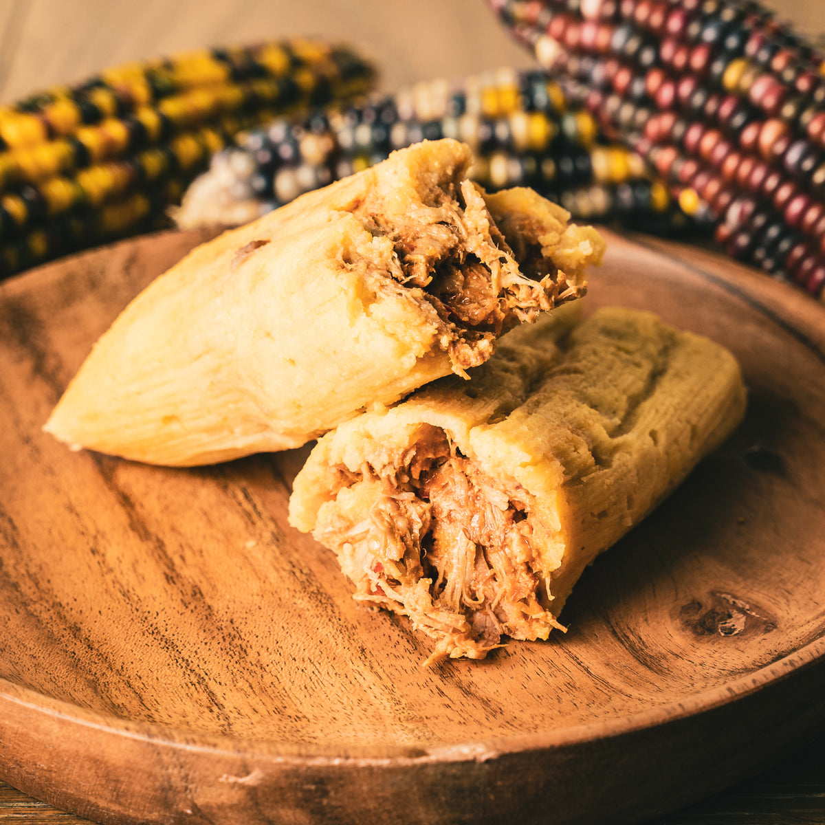 Pork in Salsa Roja Tamales (GF)